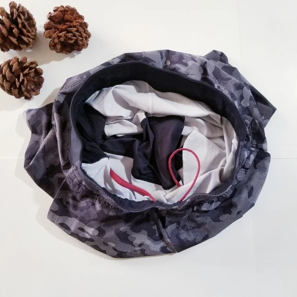 LULULEMON | T.H.E Short Linerless 9” Short Variegated Mesh Camo Black